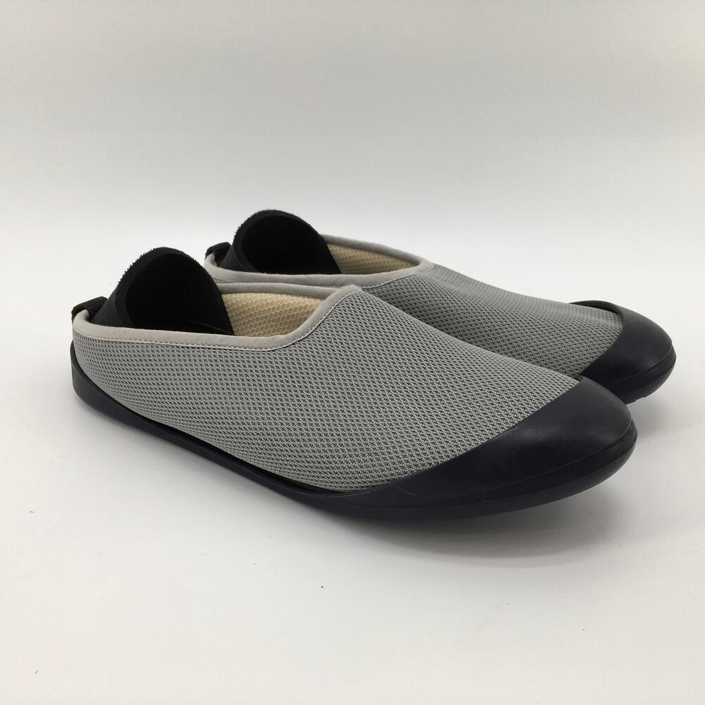 Mahabis Classic Dual Sole Indoor Outdoor Slippers 40 9 Grey Convertible Slip On